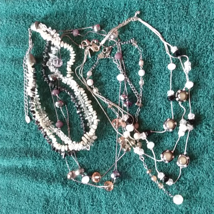 Elegant Multi-Color Beaded Necklace Set